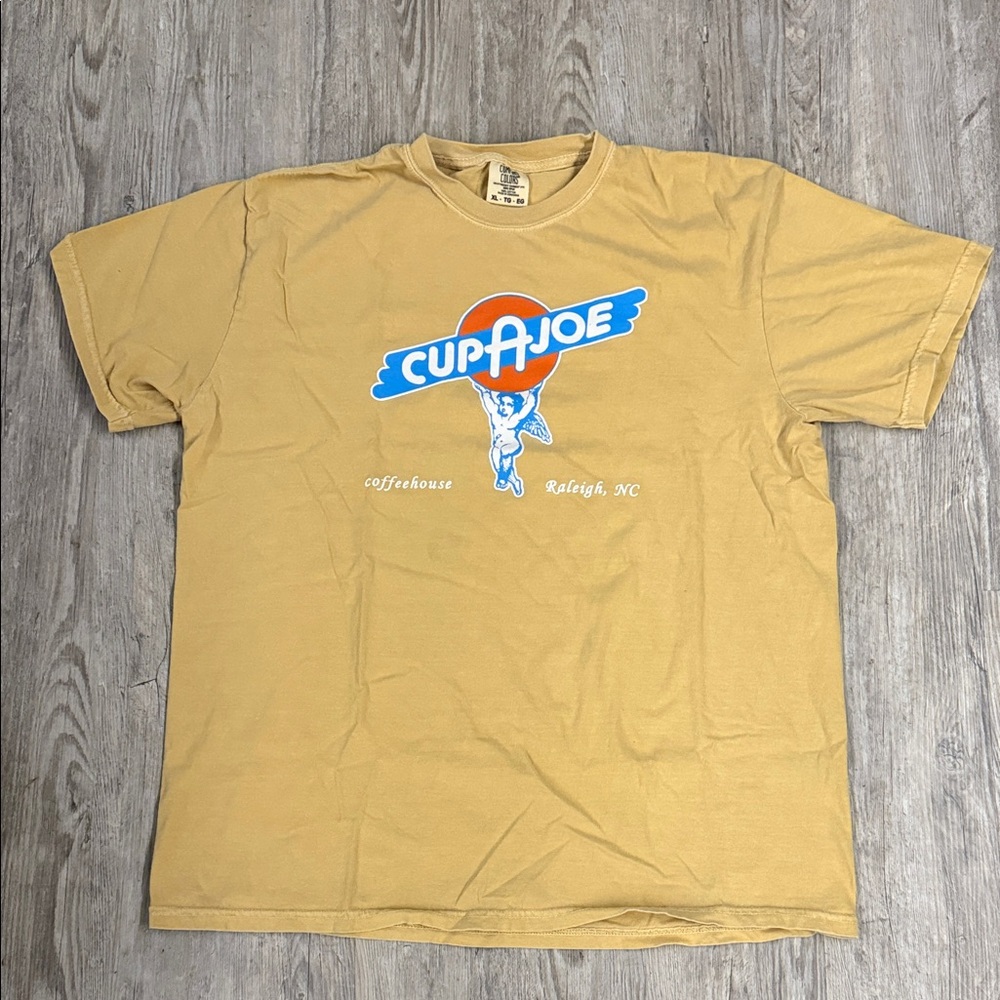 Comfort Colors Tan Cup A Joe Tee